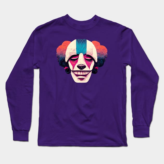 Shamee The Clown Faced Thriller Comfortably Plumb Pie Ltd Variant Long Sleeve T-Shirt by The Shamemakers